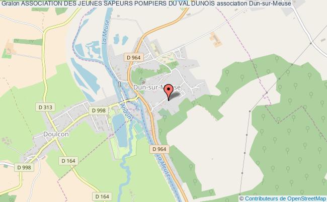 plan association Association Des Jeunes Sapeurs Pompiers Du Val Dunois Dun-sur-Meuse