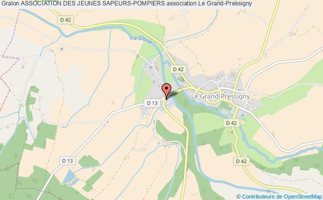 plan association Association Des Jeunes Sapeurs-pompiers Le    Grand-Pressigny