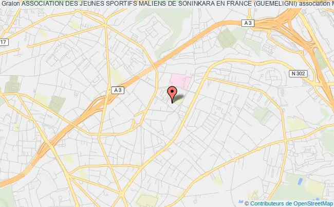 plan association Association Des Jeunes Sportifs Maliens De Soninkara En France (guemeligni) Montreuil