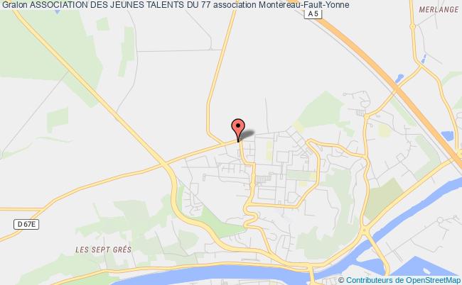 plan association Association Des Jeunes Talents Du 77 Montereau-Fault-Yonne
