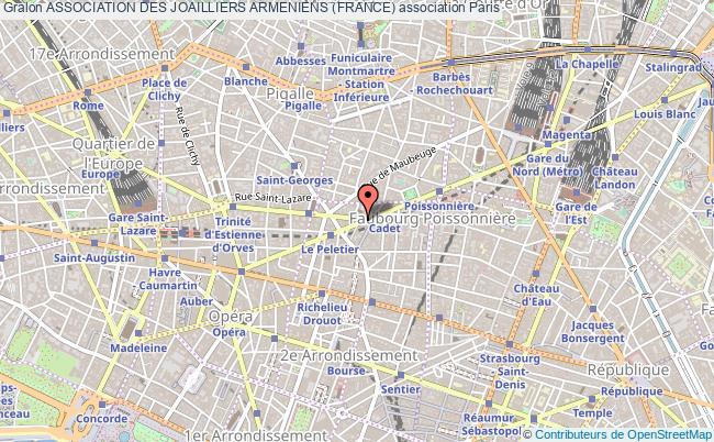 plan association Association Des Joailliers Armeniens (france) Paris