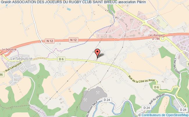 plan association Association Des Joueurs Du Rugby Club Saint Brieuc Plérin