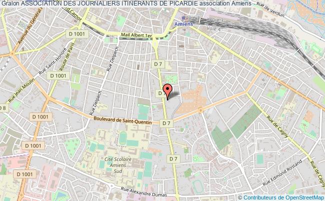 plan association Association Des Journaliers Itinerants De Picardie Amiens