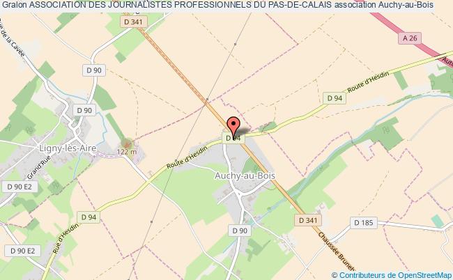 plan association Association Des Journalistes Professionnels Du Pas-de-calais Auchy-au-Bois
