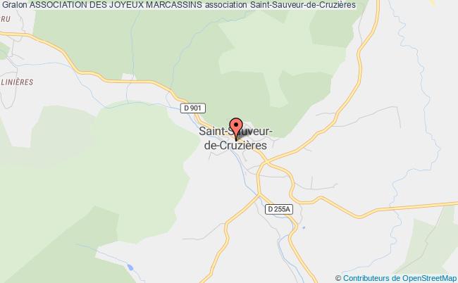plan association Association Des Joyeux Marcassins Saint-Sauveur-de-Cruzières