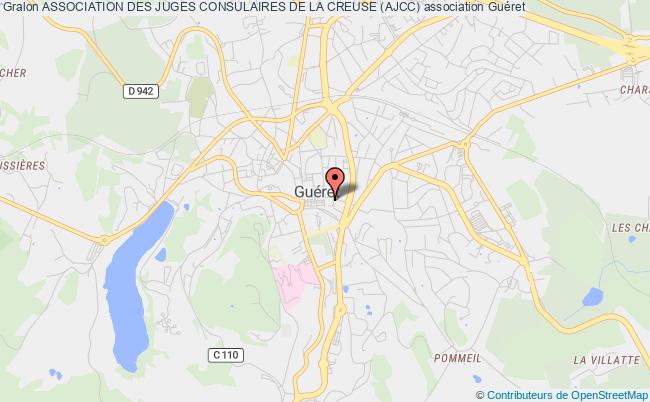 plan association Association Des Juges Consulaires De La Creuse (ajcc) Guéret