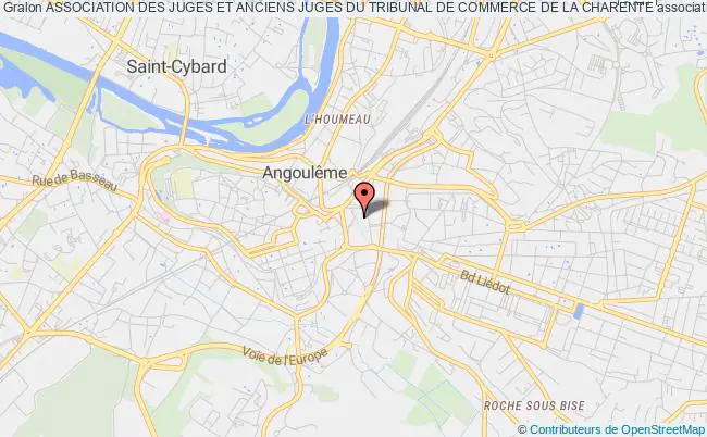 plan association Association Des Juges Et Anciens Juges Du Tribunal De Commerce De La Charente Angoulême