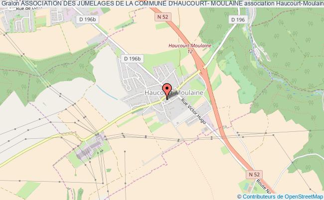plan association Association Des Jumelages De La Commune D'haucourt- Moulaine Haucourt-Moulaine