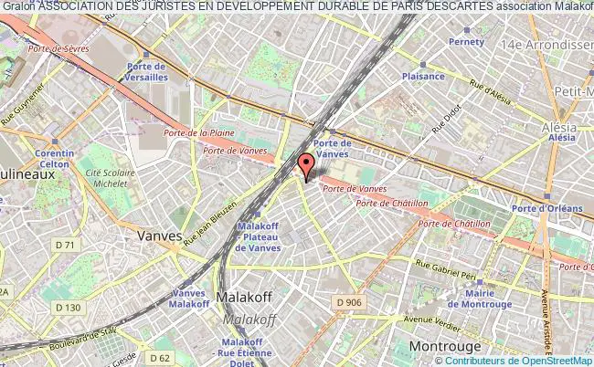 plan association Association Des Juristes En Developpement Durable De Paris Descartes Malakoff