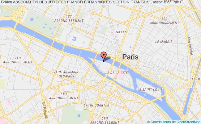 plan association Association Des Juristes Franco Britanniques Section FranÇaise Paris