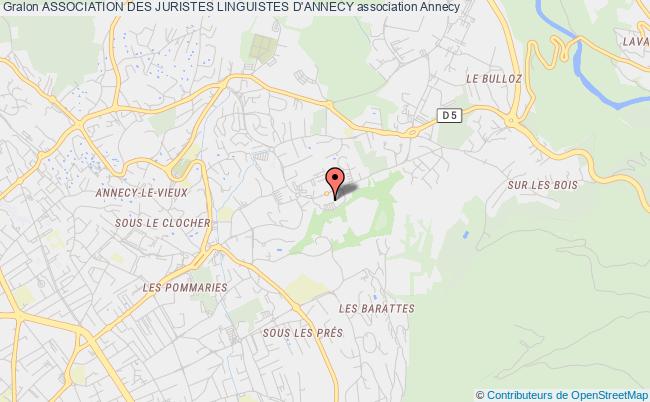 plan association Association Des Juristes Linguistes D'annecy Annecy Le Vieux  Annecy