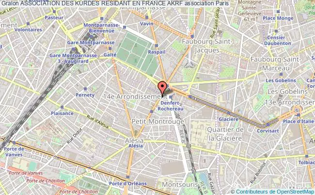 plan association Association Des Kurdes Residant En France Akrf Paris