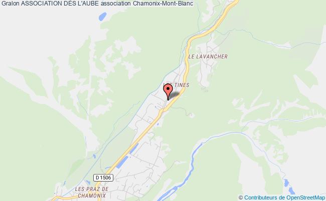 plan association Association DÈs L'aube Chamonix-Mont-Blanc