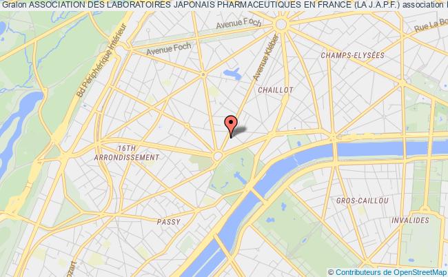 plan association Association Des Laboratoires Japonais Pharmaceutiques En France (la J.a.p.f.) PARIS