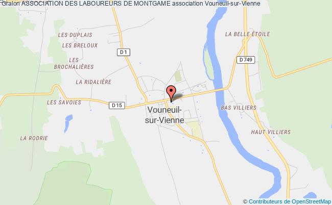 plan association Association Des Laboureurs De Montgame Vouneuil-sur-Vienne
