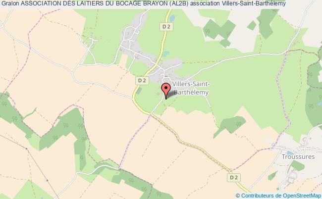 plan association Association Des Laitiers Du Bocage Brayon (al2b) Villers-Saint-Barthélemy