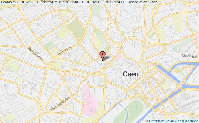 plan association Association Des Laryngectomises De Basse-normandie Caen