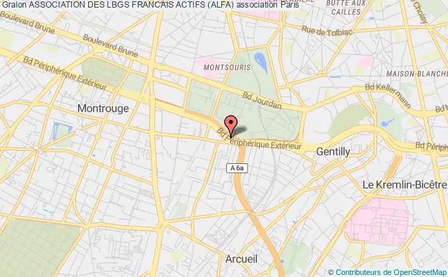plan association Association Des Lbgs Francais Actifs (alfa) Paris