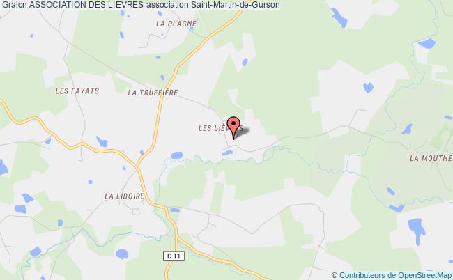 plan association Association Des Lievres Saint-Martin-de-Gurson