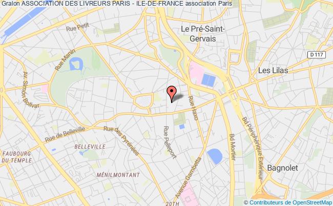 plan association Association Des Livreurs Paris - Ile-de-france Paris