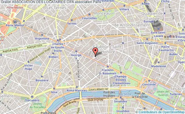 plan association Association Des Locataires Cifa Paris