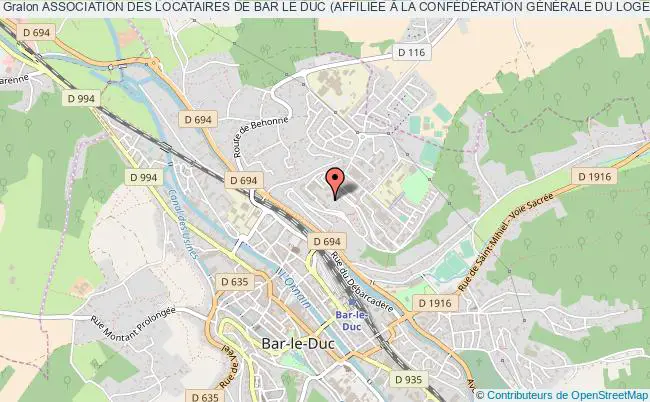 ASSOCIATION DES LOCATAIRES DE BAR LE DUC (AFFILIEE Â LA CONFÉDÉRATION GÉNÉRALE DU LOGEMENT - CGL -)