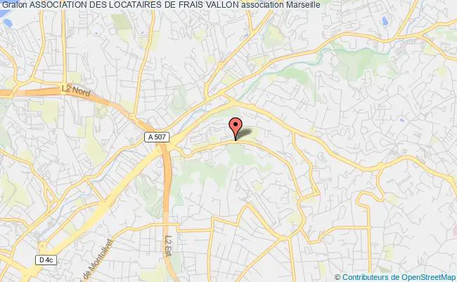 plan association Association Des Locataires De Frais Vallon Marseille 13