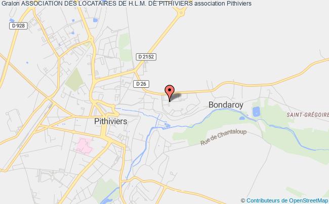 plan association Association Des Locataires De H.l.m. De Pithiviers Pithiviers