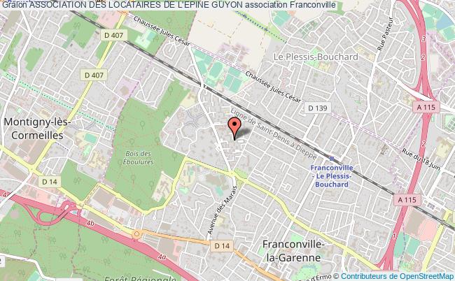 plan association Association Des Locataires De L'epine Guyon Franconville
