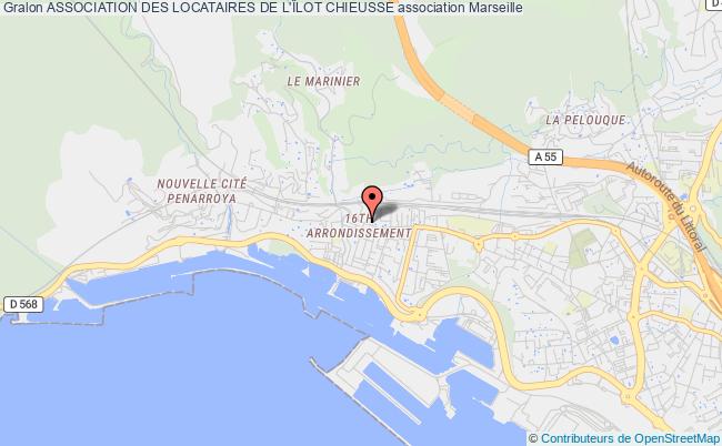 plan association Association Des Locataires De L'Îlot Chieusse Marseille 16