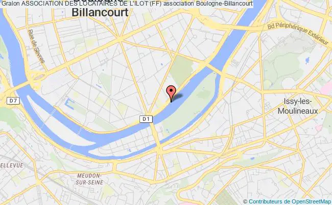 plan association Association Des Locataires De L'ilot (ff) Boulogne-Billancourt
