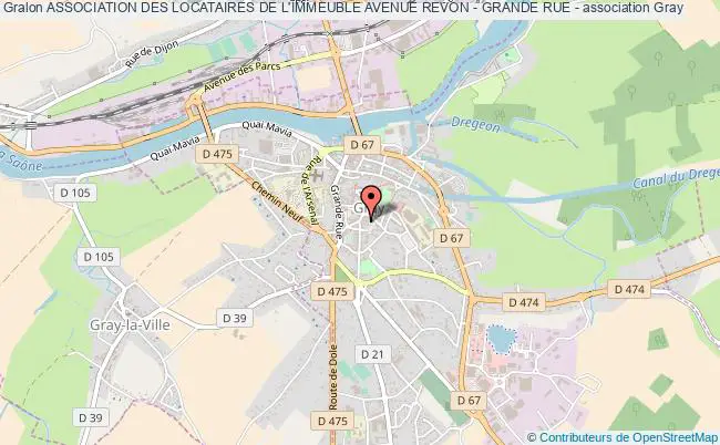 ASSOCIATION DES LOCATAIRES DE L'IMMEUBLE AVENUE REVON - GRANDE RUE -
