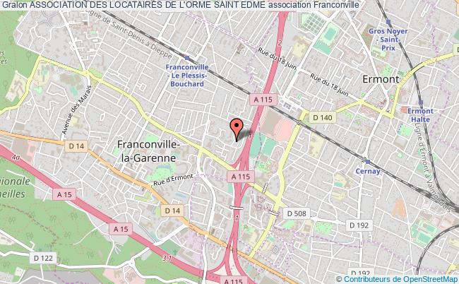 plan association Association Des Locataires De L'orme Saint Edme Franconville