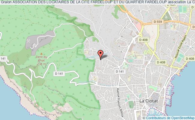 plan association Association Des Locataires De La Cite Fardeloup Et Du Quartier Fardeloup La Ciotat