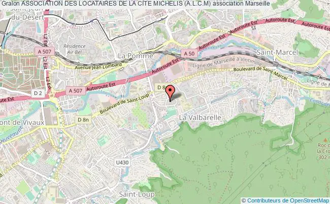 plan association Association Des Locataires De La Cite Michelis (a.l.c.m) Marseille
