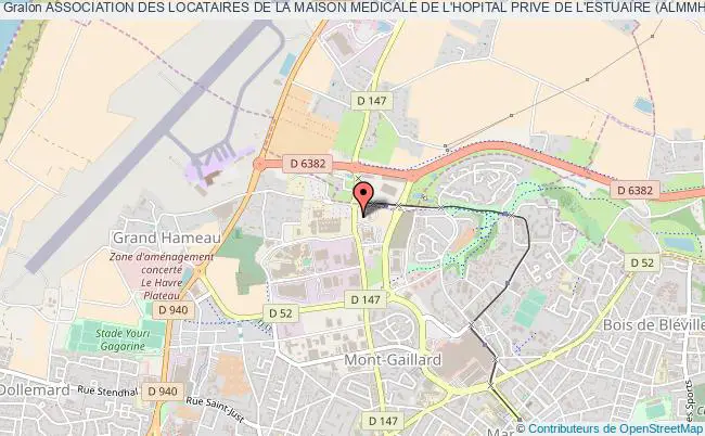 plan association Association Des Locataires De La Maison Medicale De L'hopital Prive De L'estuaire (almmhpe) Havre