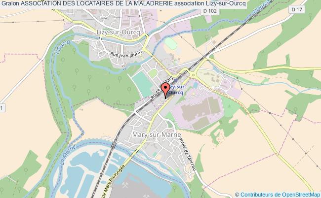 plan association Association Des Locataires De La Maladrerie Lizy-sur-Ourcq