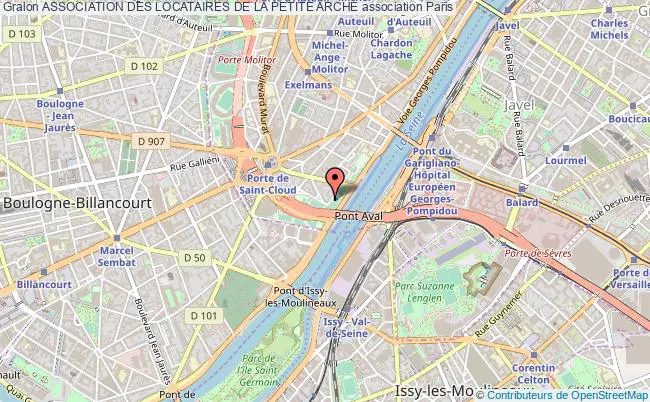 plan association Association Des Locataires De La Petite Arche Paris