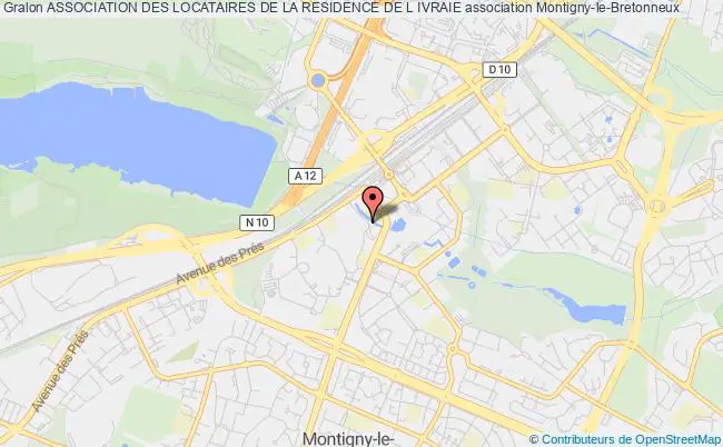 plan association Association Des Locataires De La Residence De L Ivraie Montigny-le-Bretonneux