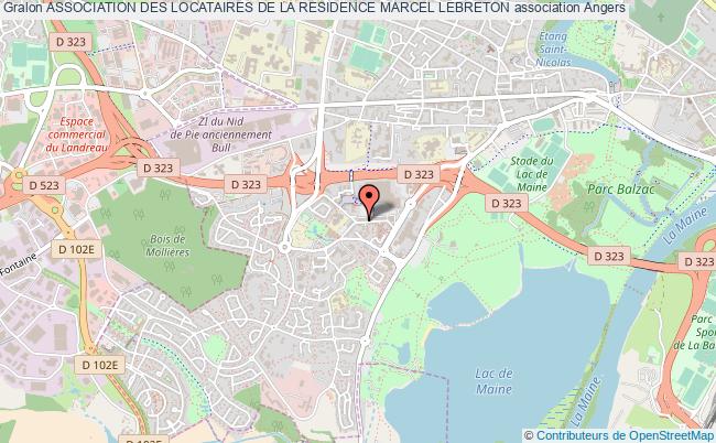plan association Association Des Locataires De La Residence Marcel Lebreton Angers