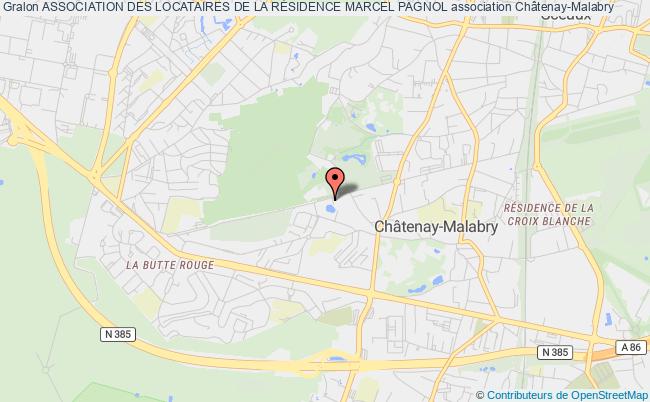 plan association Association Des Locataires De La RÉsidence Marcel Pagnol Châtenay-Malabry