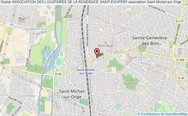 plan association Association Des Locataires De La RÉsidence Saint-exupÉry Saint-Michel-sur-Orge