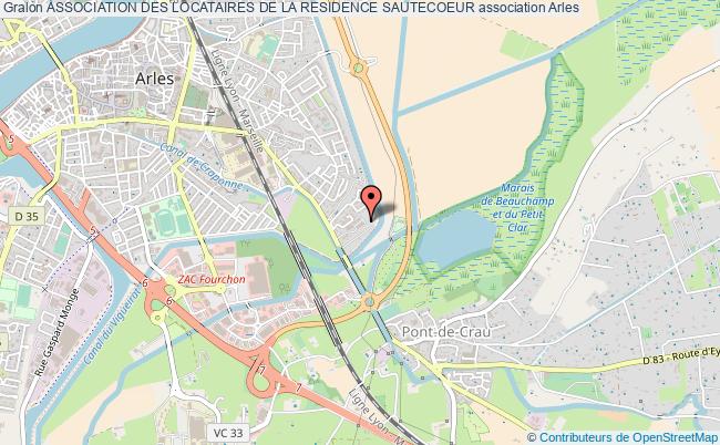 plan association Association Des Locataires De La Residence Sautecoeur Arles