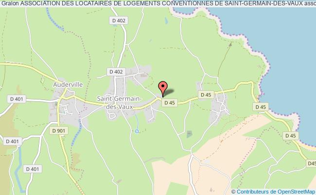 plan association Association Des Locataires De Logements Conventionnes De Saint-germain-des-vaux Saint-Germain-des-Vaux