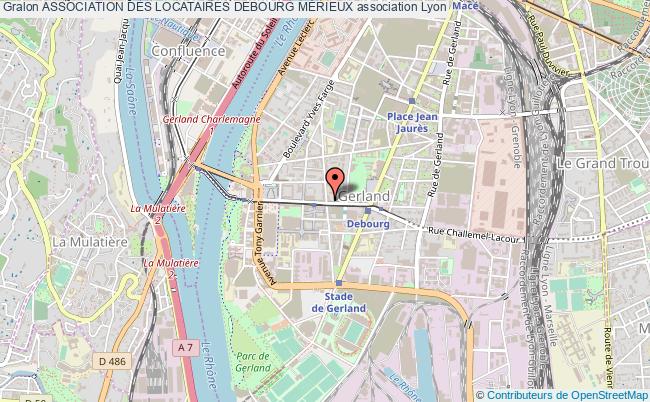 plan association Association Des Locataires Debourg MÉrieux Lyon