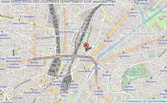 plan association Association Des Locataires Departement Goix Paris