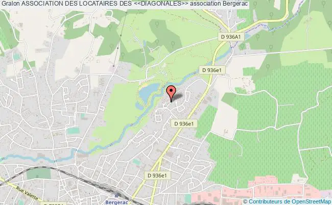 plan association Association Des Locataires Des <<diagonales>> Bergerac