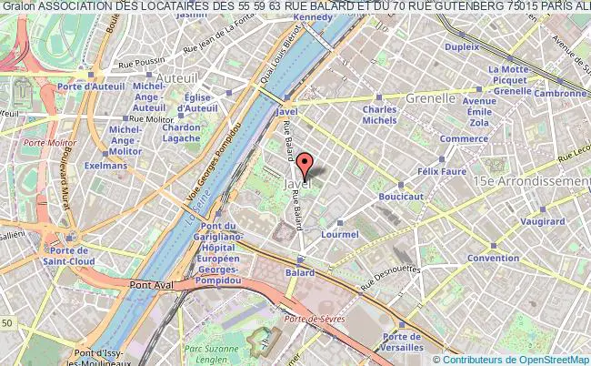 plan association Association Des Locataires Des 55 59 63 Rue Balard Et Du 70 Rue Gutenberg 75015 Paris Alrbg Paris