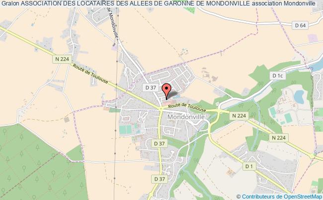 plan association Association Des Locataires Des Allees De Garonne De Mondonville Mondonville