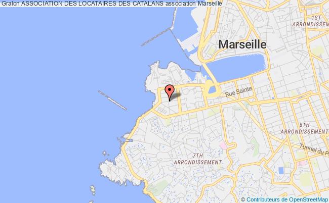 plan association Association Des Locataires Des Catalans Marseille